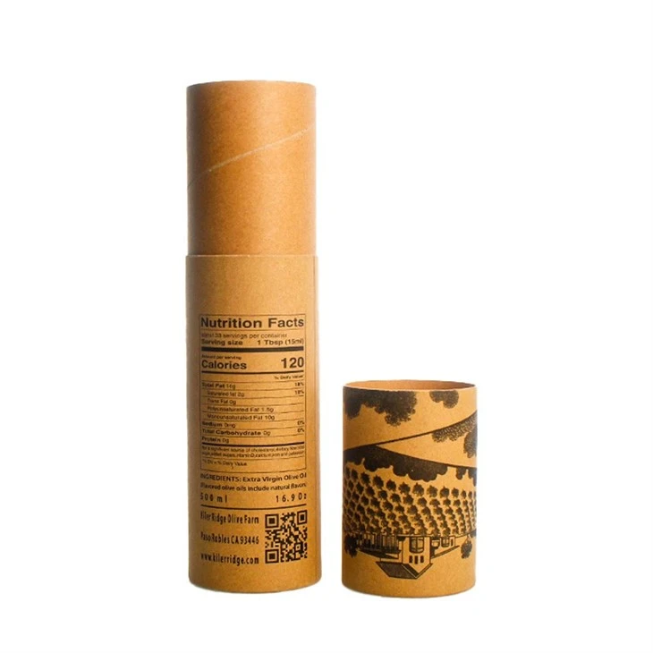 Custom Logo Design Paper Tube Boxes manufacturers